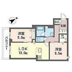 物件の間取り