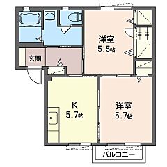 物件の間取り