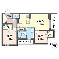 物件の間取り