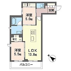 物件の間取り