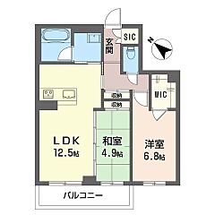 物件の間取り