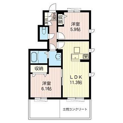 エルヴァージュA_間取り_0