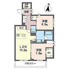 物件の間取り