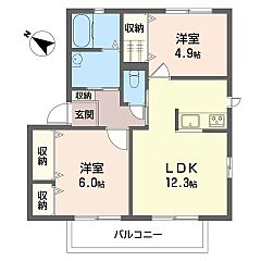 物件の間取り