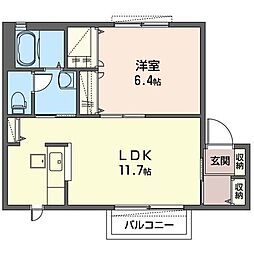 間取図画像 1LDK