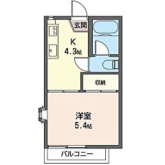 物件の間取り