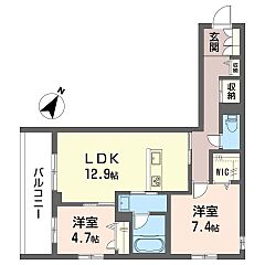 物件の間取り