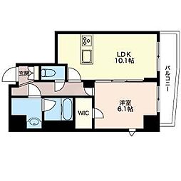 PearlResidence板橋大山 1LDKの間取図画像