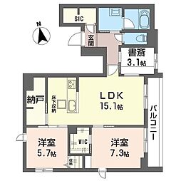 間取図画像 2SLDK
