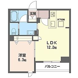 間取図画像 1LDK