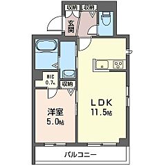 物件の間取り