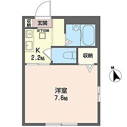 アネックス久我山 1Kの間取図画像