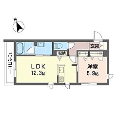 物件の間取り