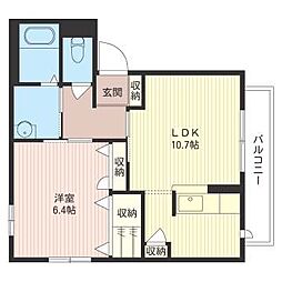 間取図画像 1LDK