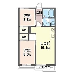 アーバンヒルズ B 1階/00102