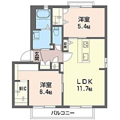 物件の間取り