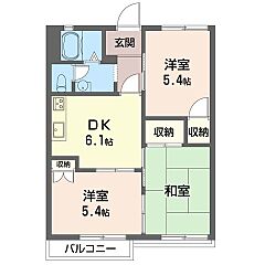 物件の間取り