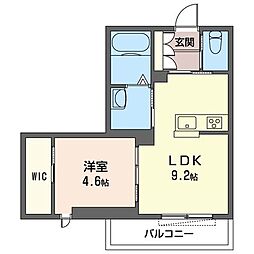 間取図画像 1LDK