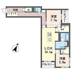 物件の間取り