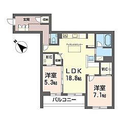 物件の間取り
