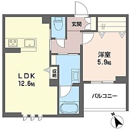 間取図画像 1LDK