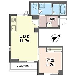 シティホームズ10 1LDKの間取図画像