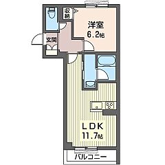 物件の間取り