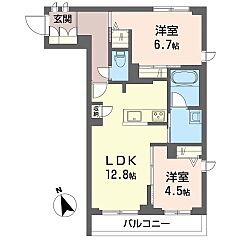 物件の間取り