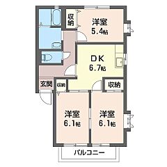 物件の間取り