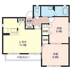 物件の間取り