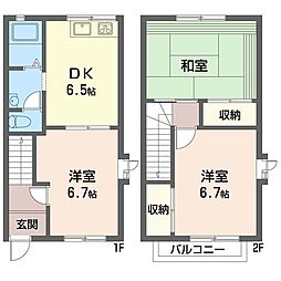 ブラザーズ・ヒル 3DKの間取図画像