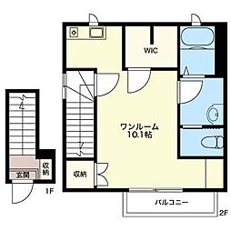 グレース町屋 ワンルームの間取図画像