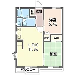 シーアネックス 2LDKの間取図画像