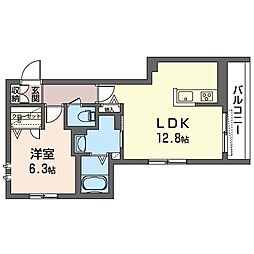間取図画像 1LDK