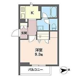 グロリア目白 1Kの間取図画像