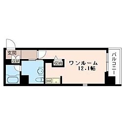 MASTLIFE日本橋本町 ワンルームの間取図画像