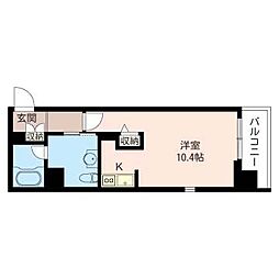 MASTLIFE日本橋本町 1Kの間取図画像