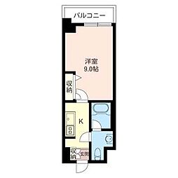 リオフレンテ 1Kの間取図画像