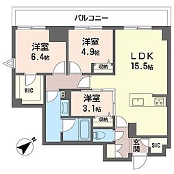 間取図画像 3LDK