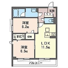 物件の間取り
