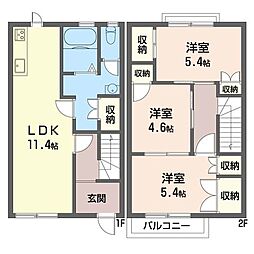 間取図画像 3LDK