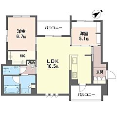 物件の間取り