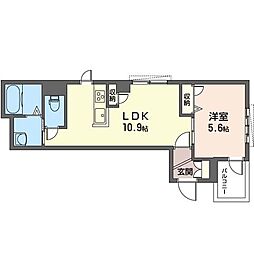 間取図画像 1LDK