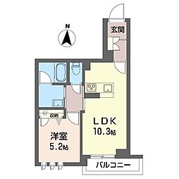 間取図画像 1LDK