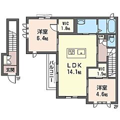 物件の間取り