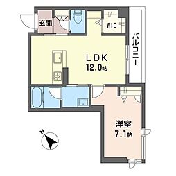 セレナヴィラ 1LDKの間取図画像