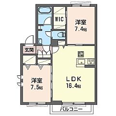 物件の間取り