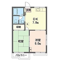 間取図画像 2DK