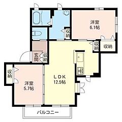 物件の間取り