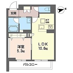 カ・ピリナ柏 1LDKの間取図画像